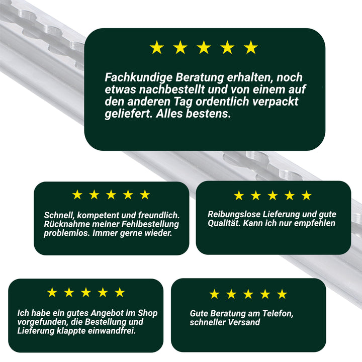 Airlineschiene-Klebeprofil-Bewertung