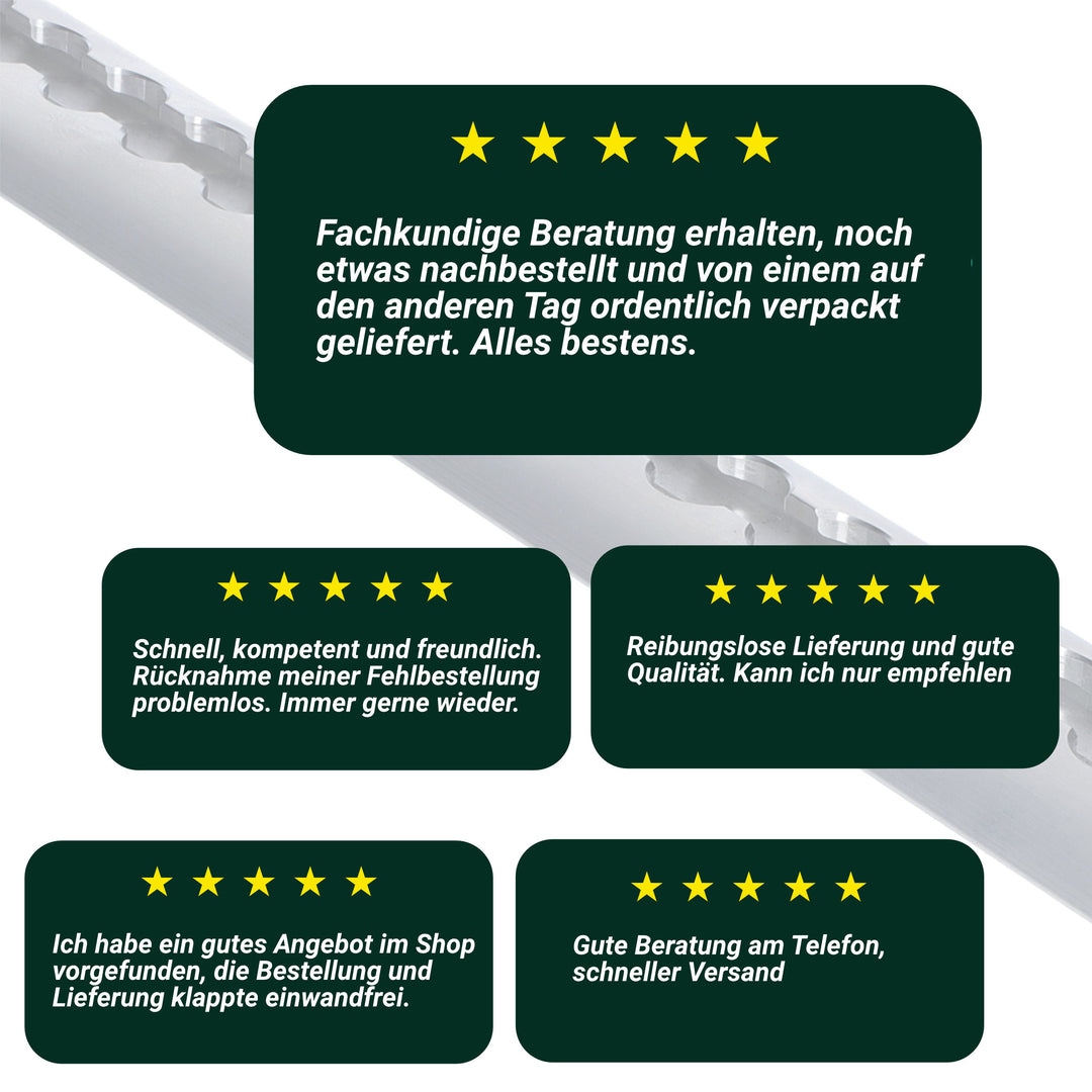 Halbrund-Heavy-Duty-Bewertung