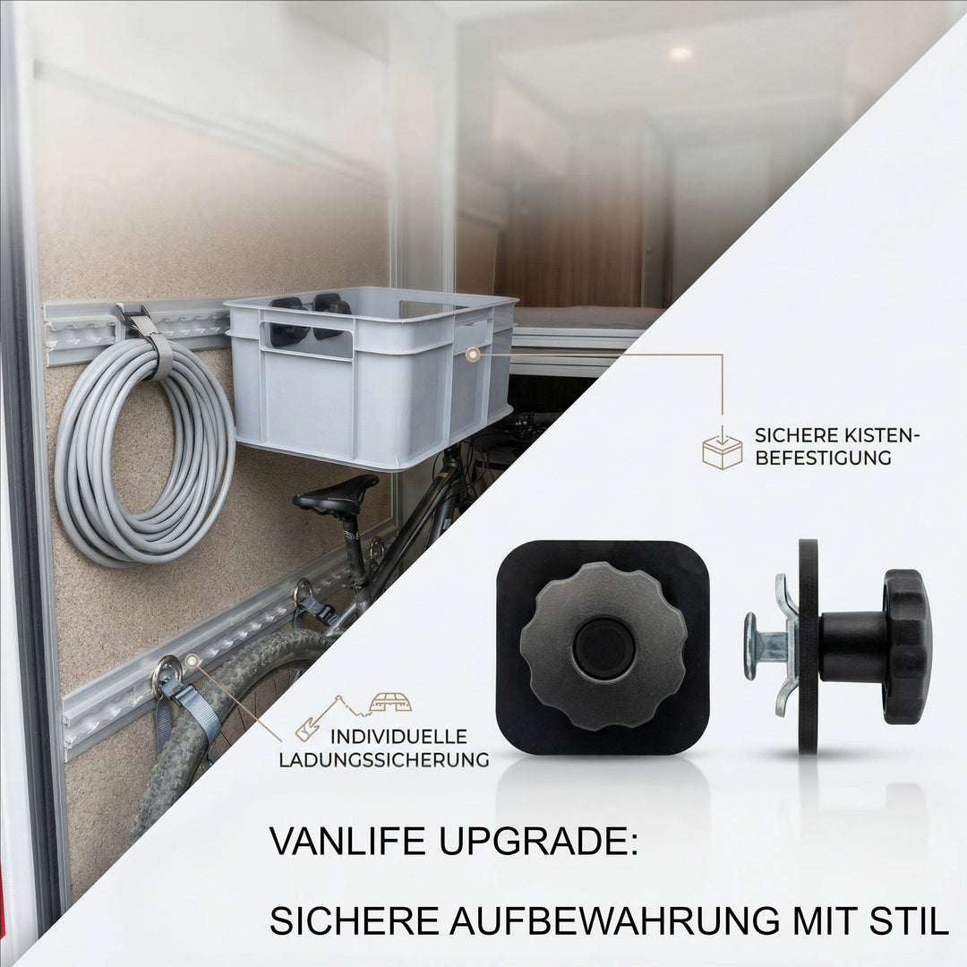 eurobox Schnellbefestigung für die airlineschiene