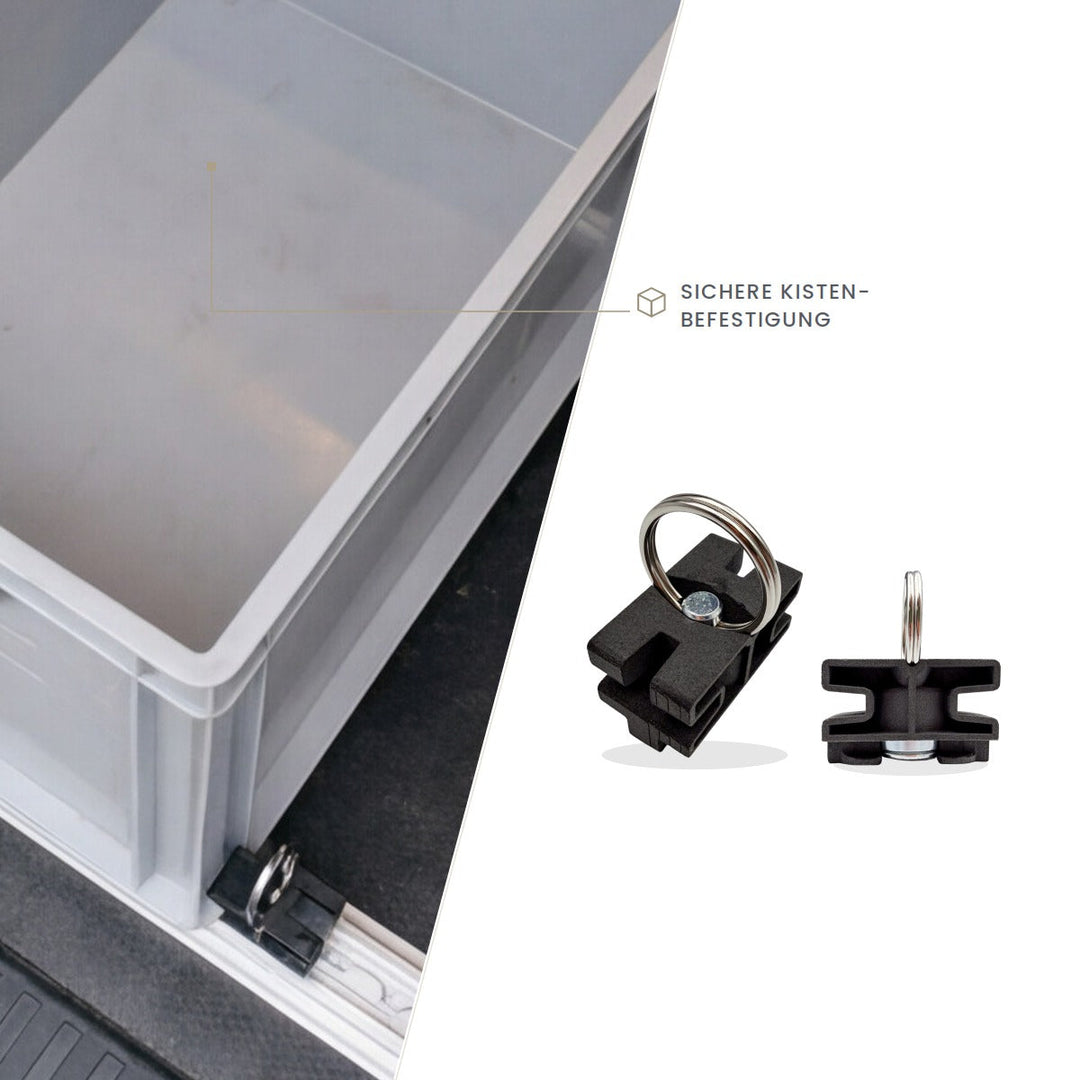 Eurobox Fitting zur Befestigung an der Airlineschiene