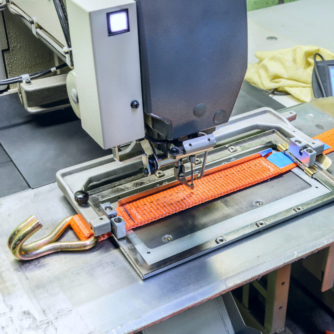 Spanngurte Herstellung an der Nähmaschine