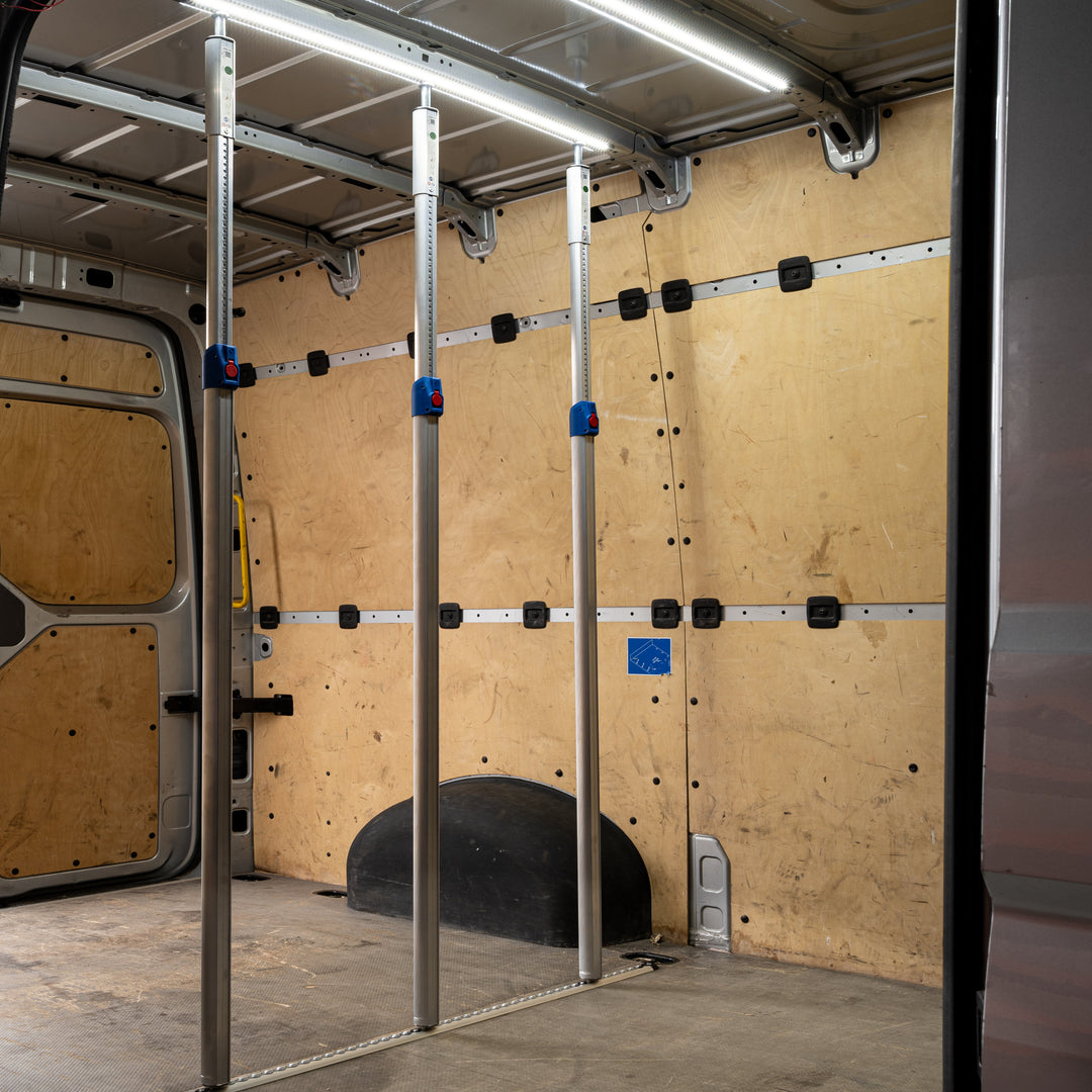 Sperrstangen für Airlineschienen 1,55–2,05m für Transporter