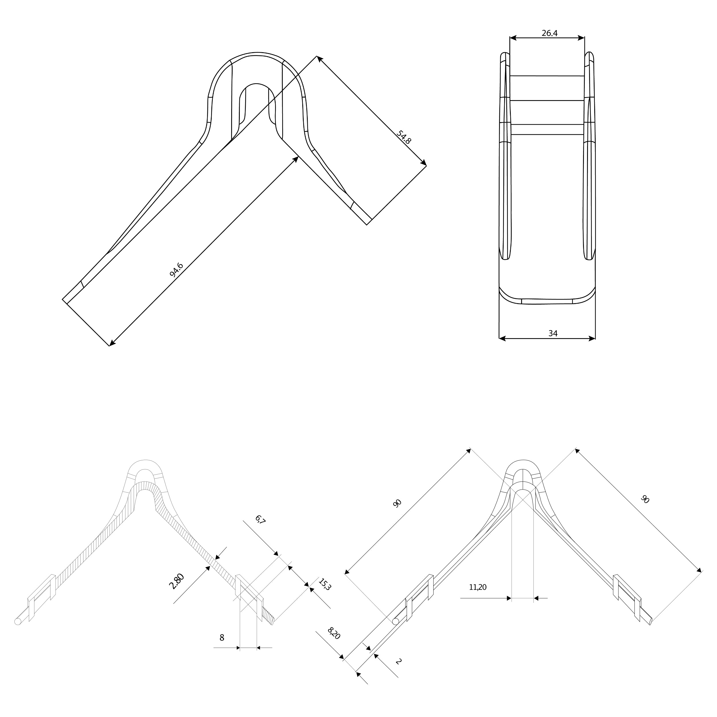 BenefitUSA Spanngurte Für Pavillon – 22,9 Cm (9 Zoll), Weiß, 50 Stück, Elastisch & Vielseitig