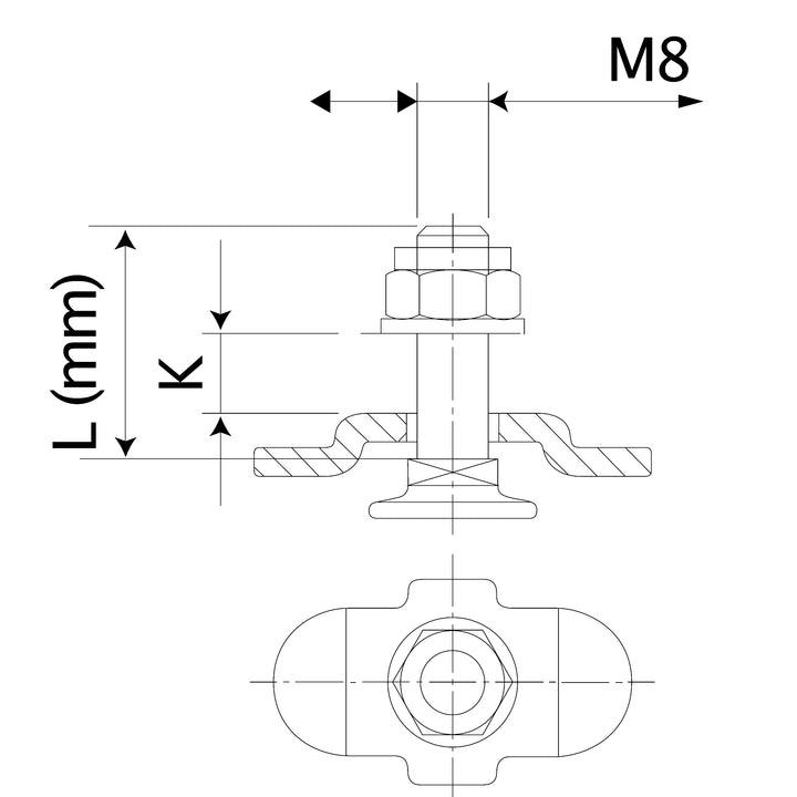 M8-Schraubfitting