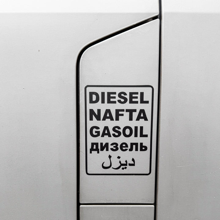 Tankdeckelaufkleber-Diesel