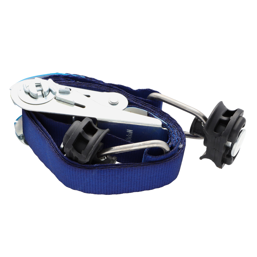 Spanngurt-Set Mit Ratsche – 8 Stück (2-teilig) Mit Kunststoff-Fitting Für Airlineschienen Spanngurt-Set Mit Ratsche – 8 Stück (2-teilig) Mit Kunststoff-Fitting Für Airlineschienen